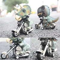 dinosaur motorbike friction car model play vehicles toys tyrannosaurus triceratops dragon diecast lifelike gift christmas kids