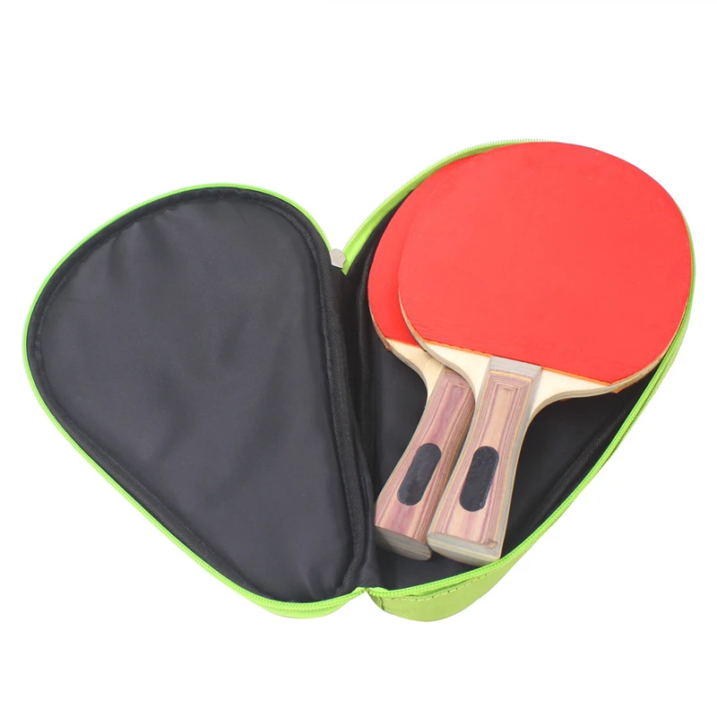 

Table Tennis Rackets Case Bag Professional Oxford Ping Pong Cover Holding 3 Balls Storage Case