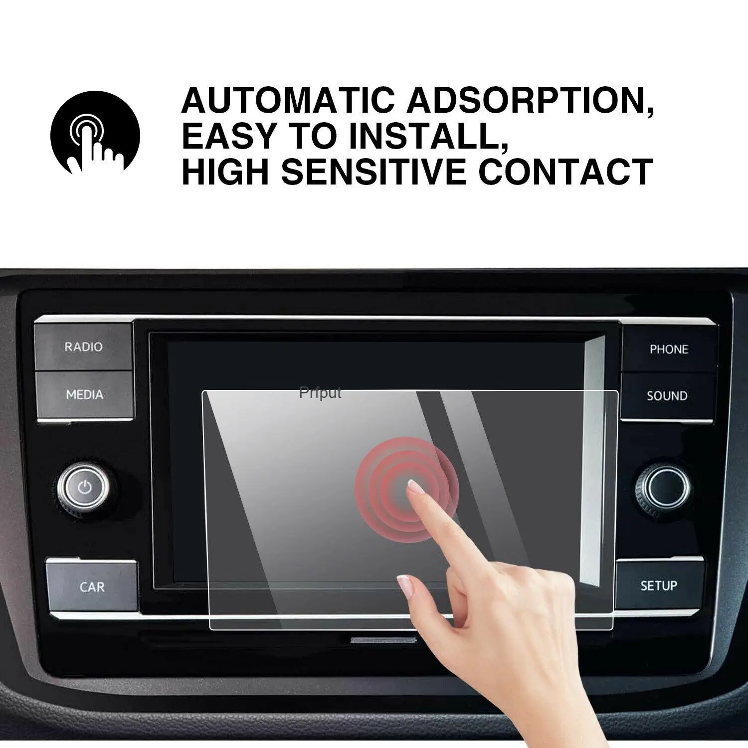 

Фотопленка для Volkswagen Tiguan S 2020 2021 6,5 дюйма с GPS-Навигатором, заправка ЖК-экрана, пленка против царапин