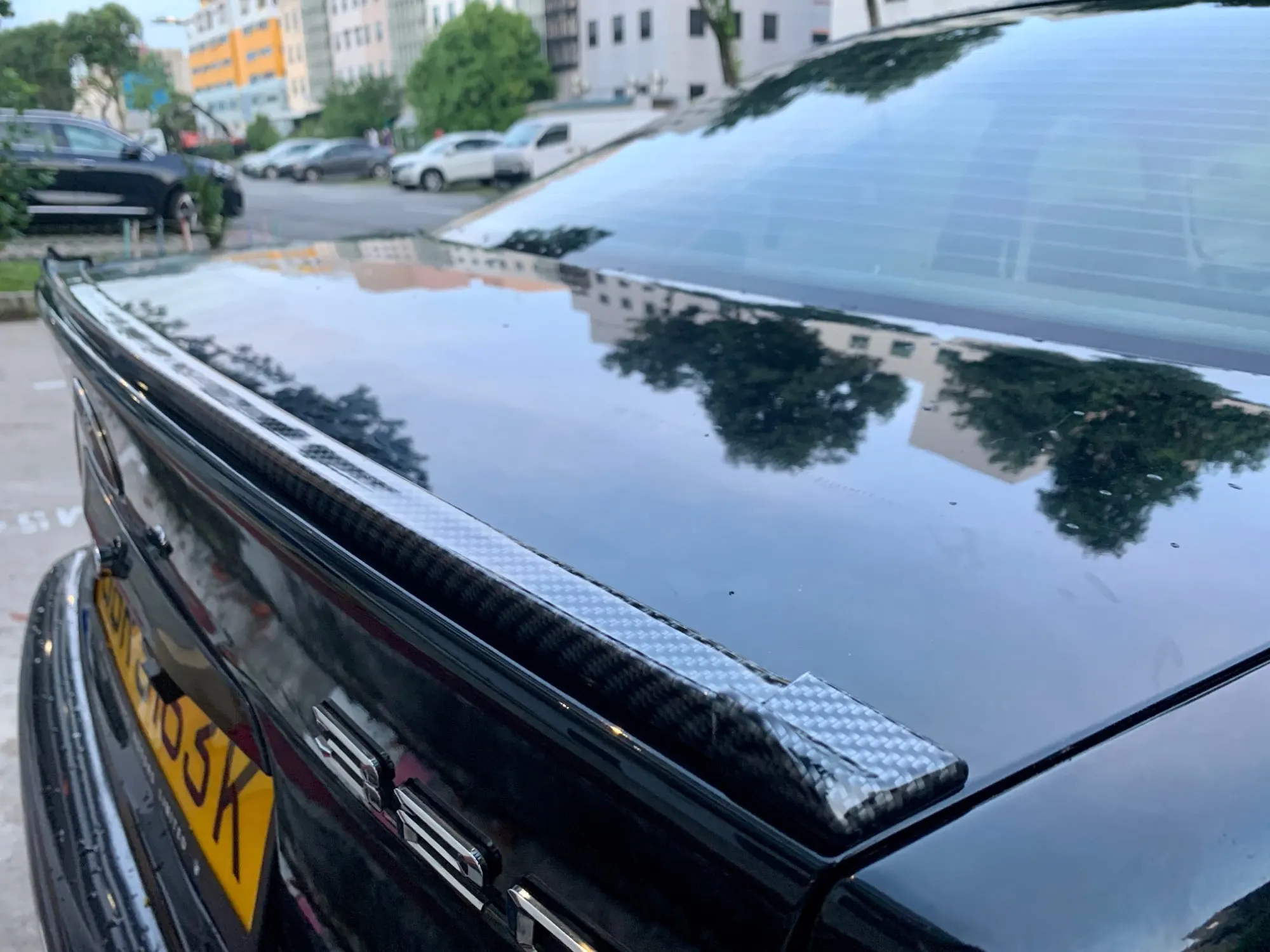 Универсальные Спойлеры из углеродного волокна для стайлинга автомобиля 1 5 м