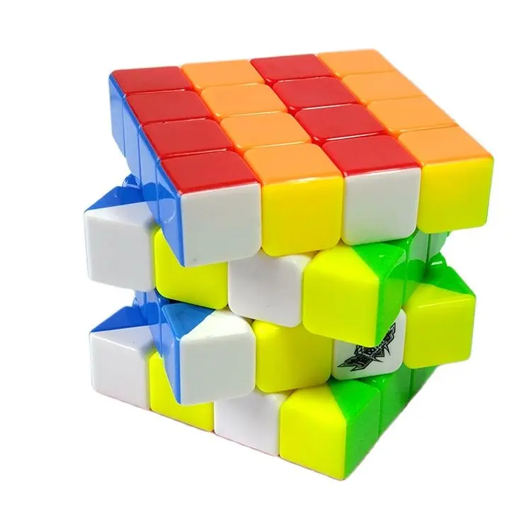 Cyclone Boys Mini 4x4x4 куб Волшебные Stickerless Размер Профессиональный 4x4 Скорость