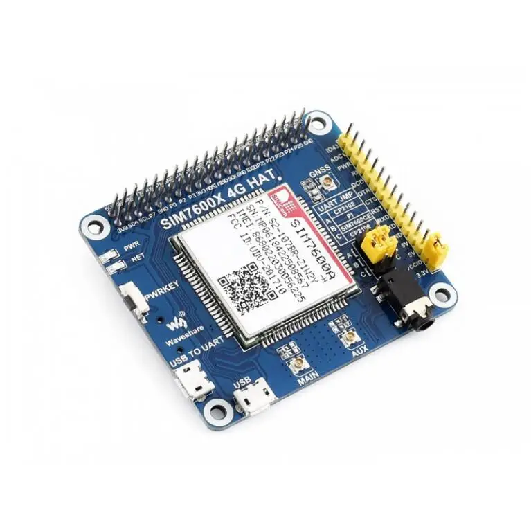 SIM7600A H 4G шляпа на основе 4G/3G/GNSS для Raspberry Pi LTE CAT4 Северной Америки довольно низкое