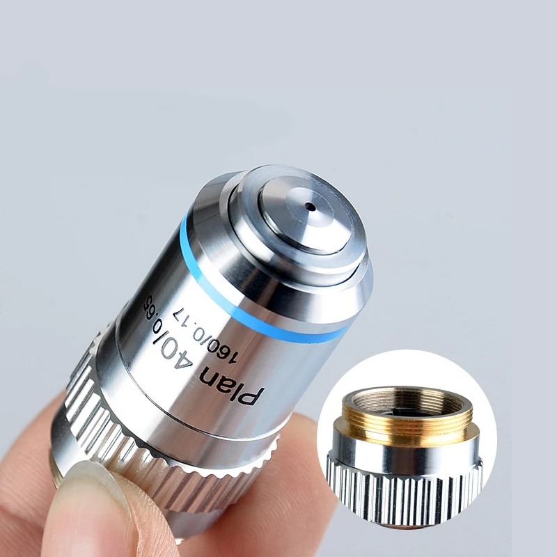 Металлургический Биологический микроскоп 20 2 мм RMS ахроматический объектив 4X 10X 40X