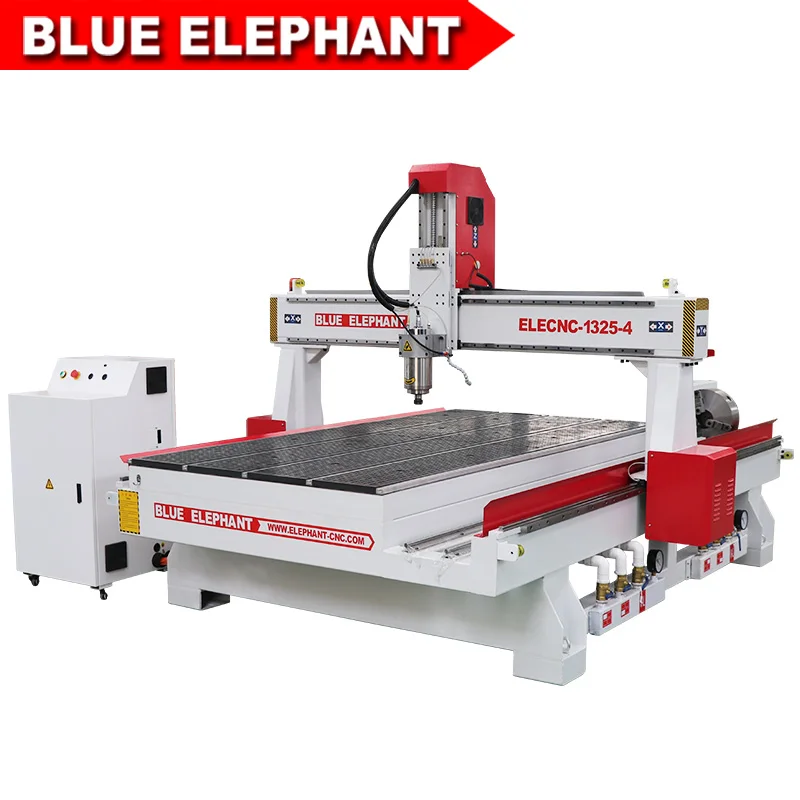 Фрезерный станок с ЧПУ Blue elephant 1325 фрезерный водяным охлаждением 4 осевой