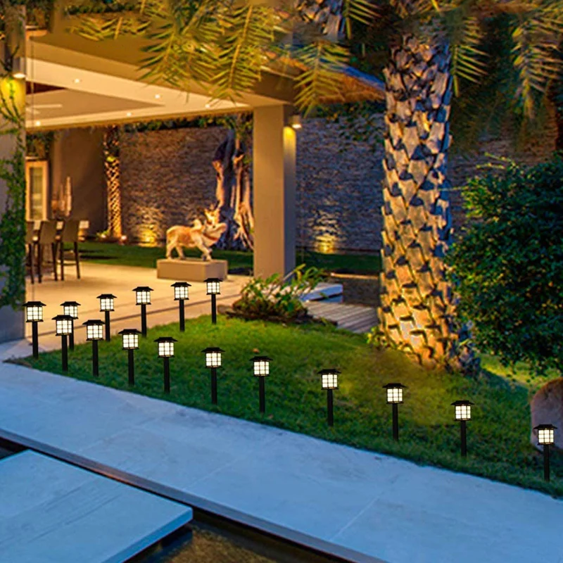 Уличные садовые фонари на солнечной батарее украшение для сада освещение дороги