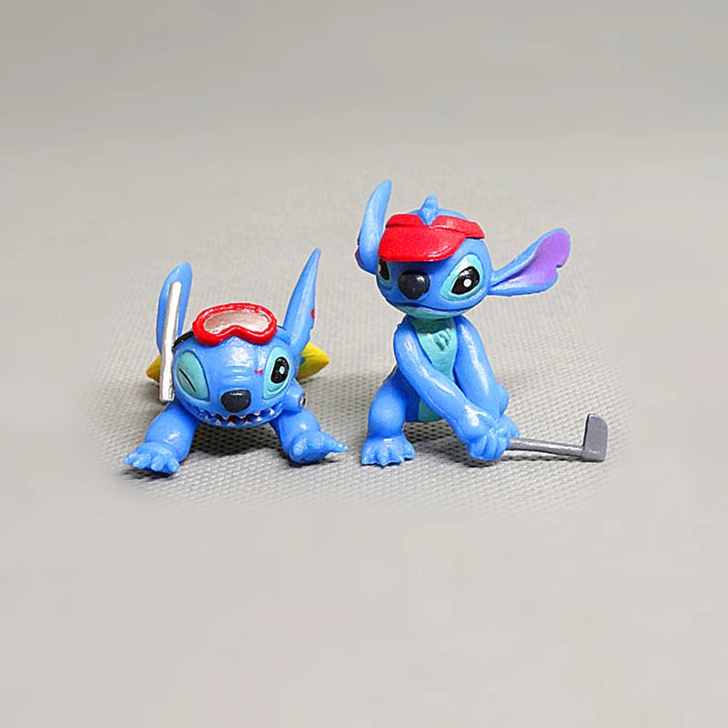 Мини фигурки героев мультфильма Лило и Стич 6 шт.|Игровые трансформеры| |