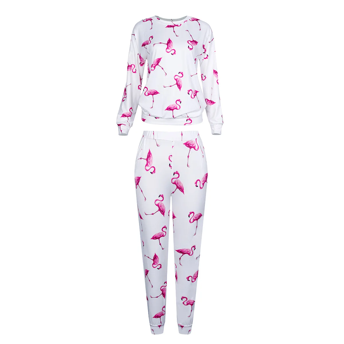 

Floral Print Tracksuit Sets Women's Sweatshirts 2021 Autumn Winter Nature Print Casual Long Sleeve Hoodie Sweatshirt 2Pcs Set