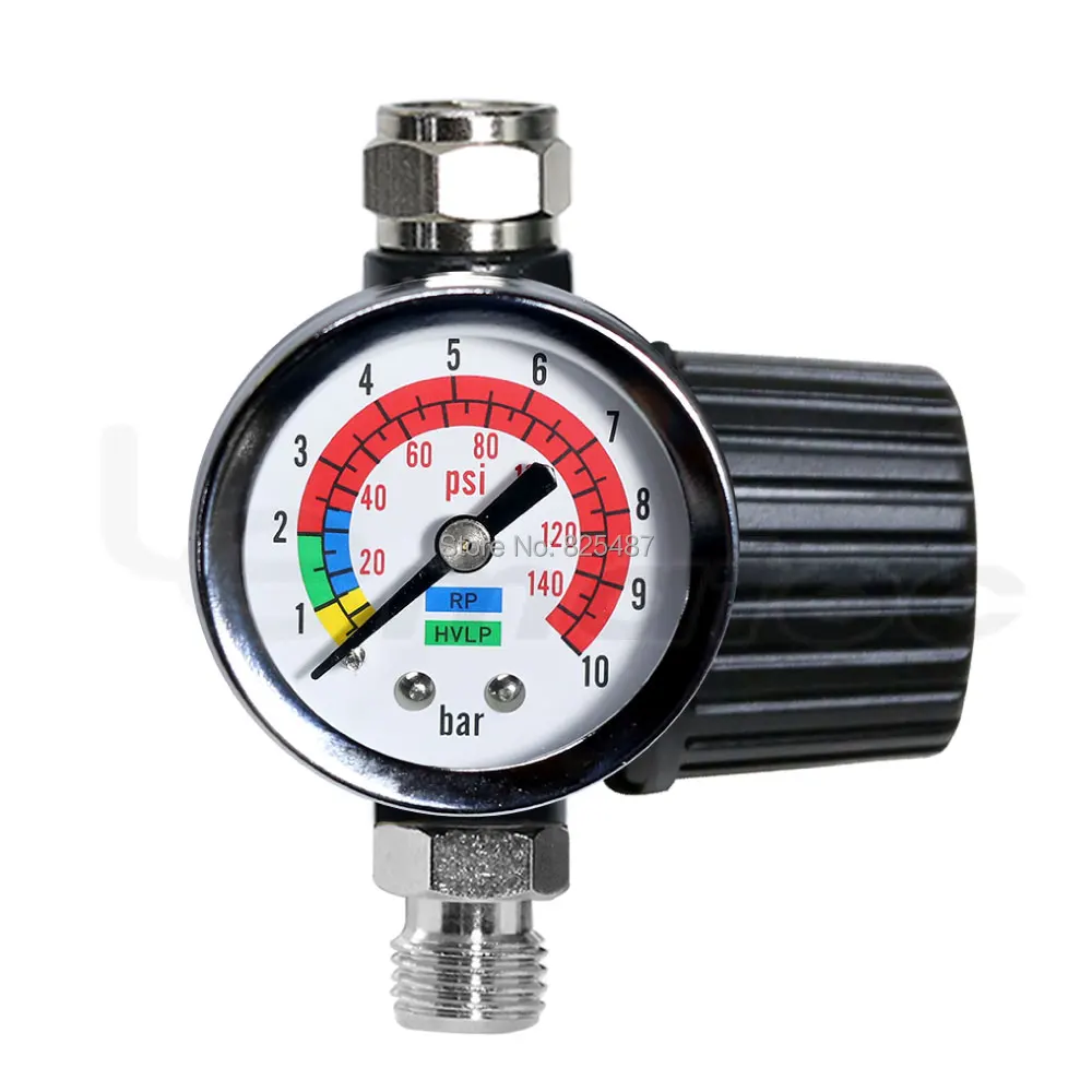 1/4&quot Air Pressure Diaphragm Regulator For Spray Paint Gun Tools Compressor LEMATEC Accessory Gauge | Инструменты