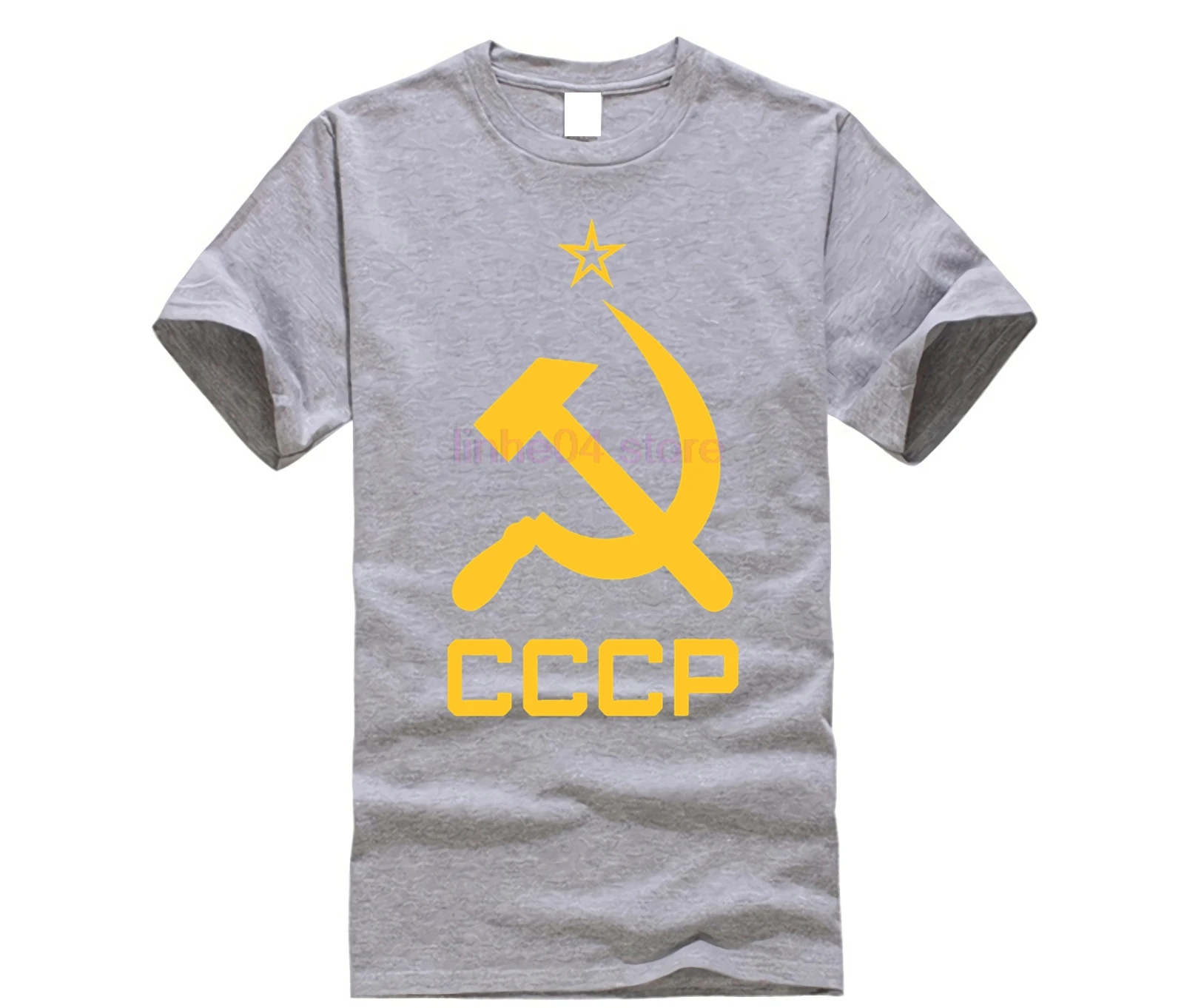 Футболка СССР с молотом и серпом Советский Союз Красная футболка летняя Мужская