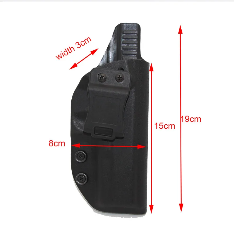 Военный скрытый ремень Kydex кобура для Glock 17 22 31 пояс пистолет чехол охоты