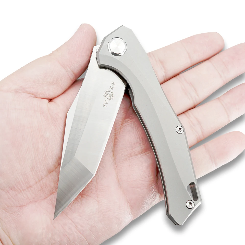 TWOSUN ножи S90V лезвие складной карманный нож тактический кемпинг охотничий