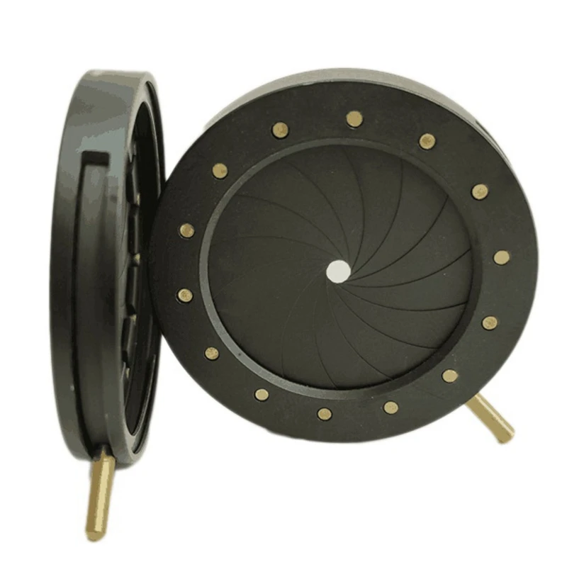 

1.5-25mm Aperture Variable Optical Iris Diaphragm Camera Light Condenser Microscope Accessory 14 Blades