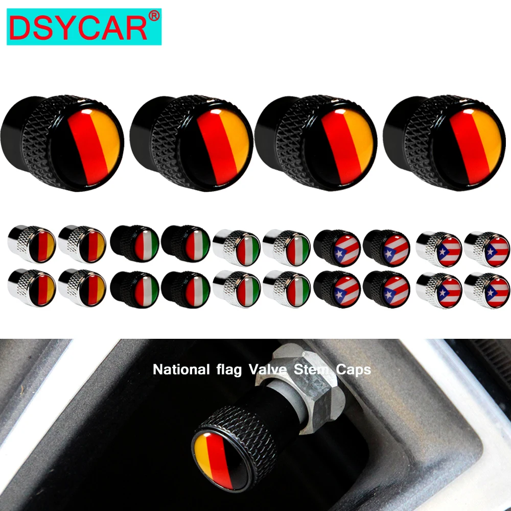 

Универсальные Автомобильные Колесные шины DSYCAR 4 шт./компл., Детские пылезащитные чехлы из алюминиевого сплава для велосипеда, автомобиля, гр...