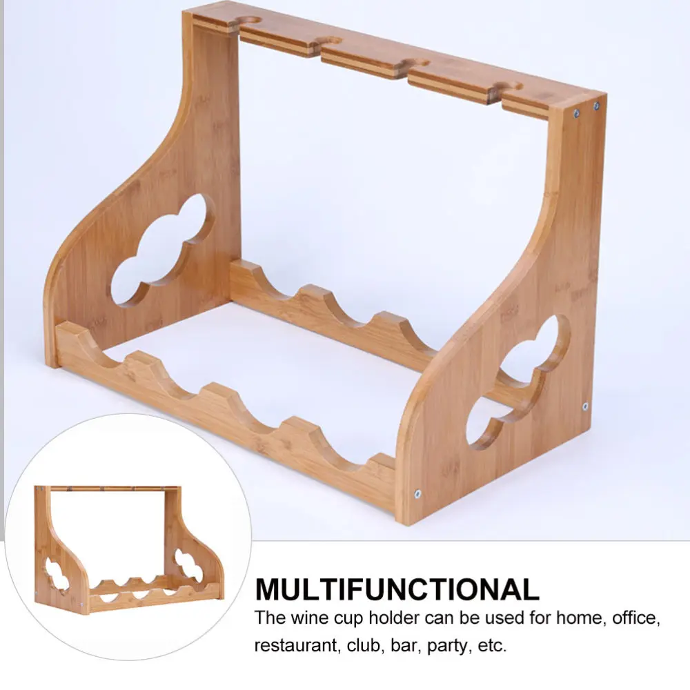 

1pc Wine Display Rack Chic Durable Wine Bottle Racks for Home Office