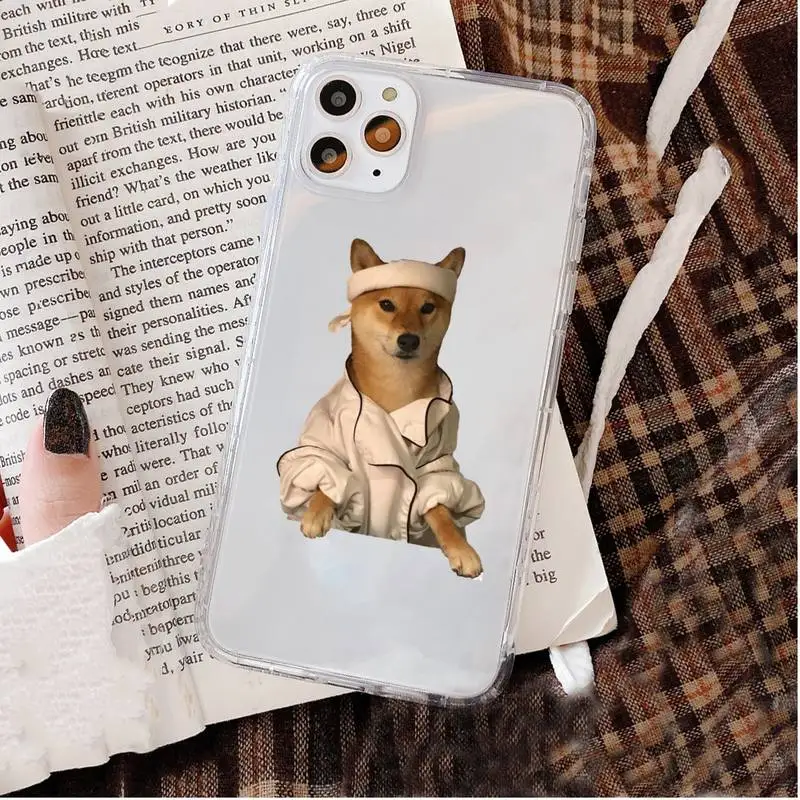 

Brushwood Doge Shiba Inu Funny Dog Phone Case For iphone 5 6 7 8 10 x xs 11 pro max 12 mini se2020 Fundas Coque