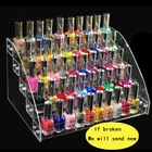 Модная прозрачная 5-слойная стойка для лака для ногтей, органайзер для хранения косметики, полка, органайзер для домашнего хранения