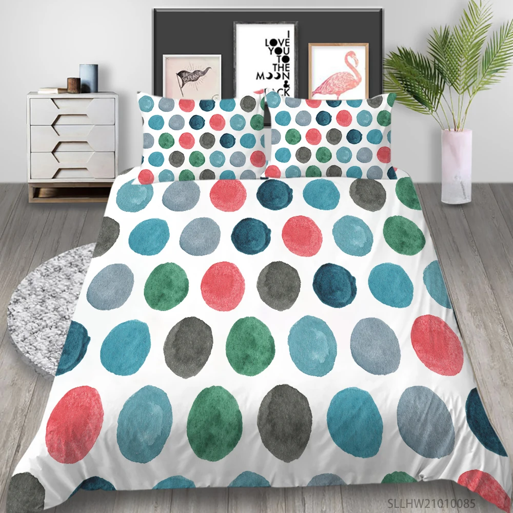 

Home Textile 3D Cartoon Bedding Set King Queen Full Double Size Super Soft Breathable Kids Girls Bedroom Decor 2/3 Pcs