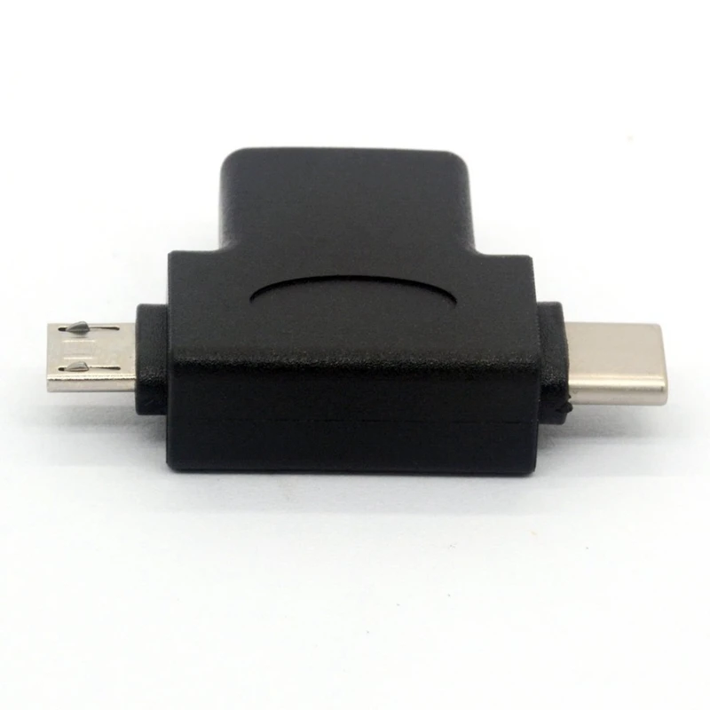USB 3 0 гнездо к Micro 5 Pin папа и Тип C (USB C) разъем адаптера 2 в 1 T Форма OTG конвертер| |