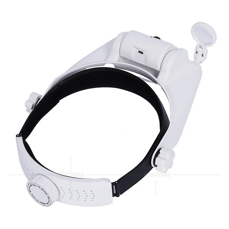 15 Multiples Headband Led Light Glasses Magnifier 3 LED Surgical Magnifying Glass with Eye Loupe Portable Reading | Инструменты