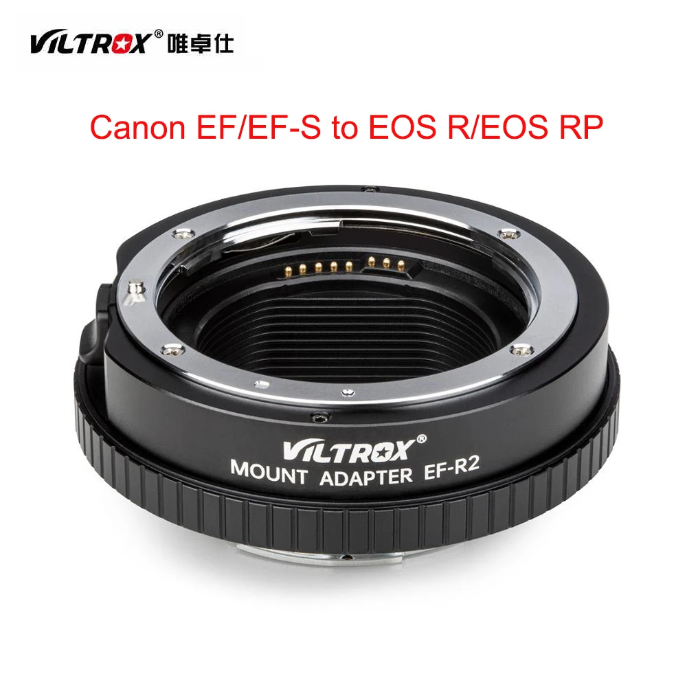 

Адаптер для объектива камеры Viltrox EF-R2 с автофокусом для объектива Canon EF/EF-S для EOS R/ EOS RP с функциональным кольцом управления