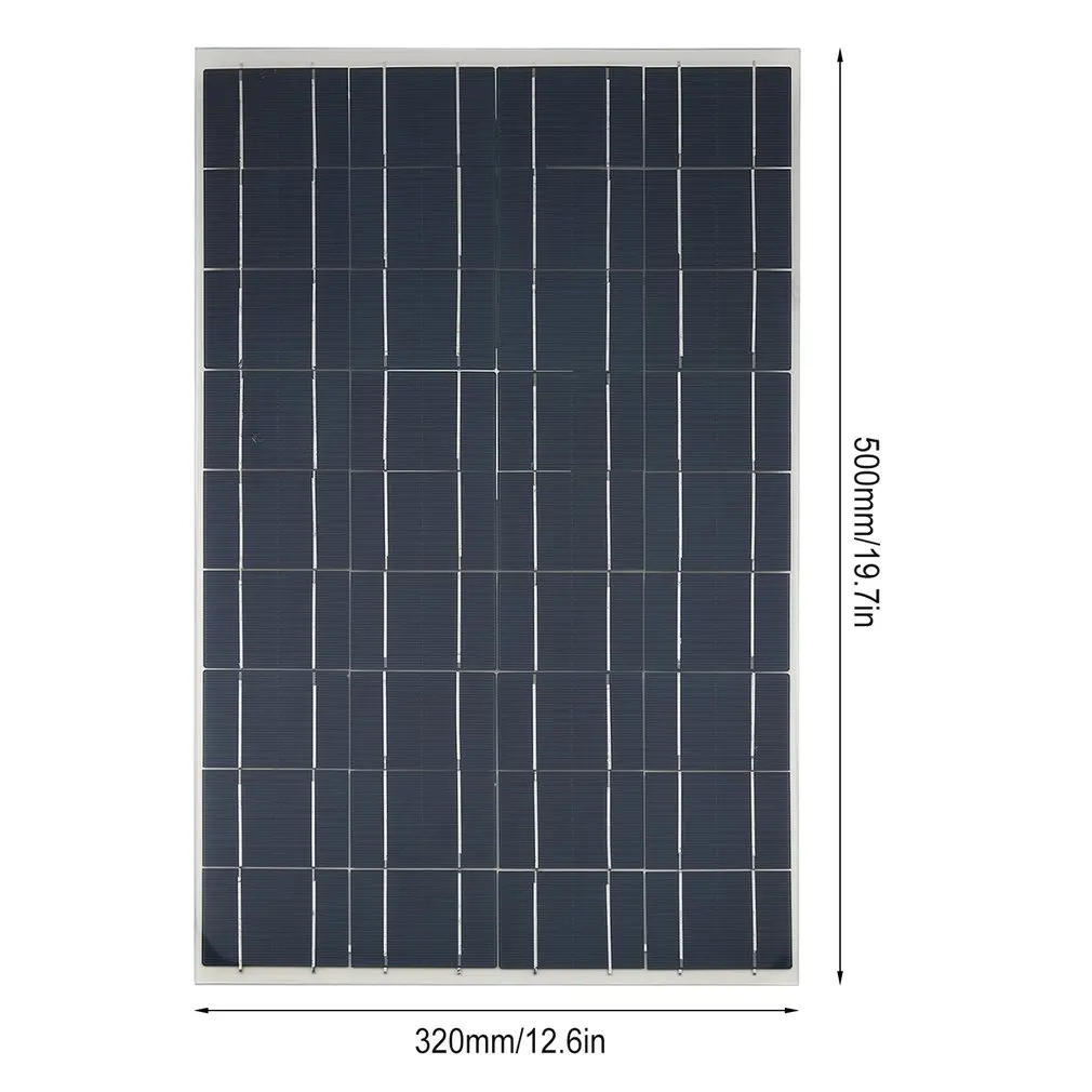 

18V 30W Flexible Car Battery Solar Charger Portable Solar Panel Charger with Battery Charging Crocodile Clip Line