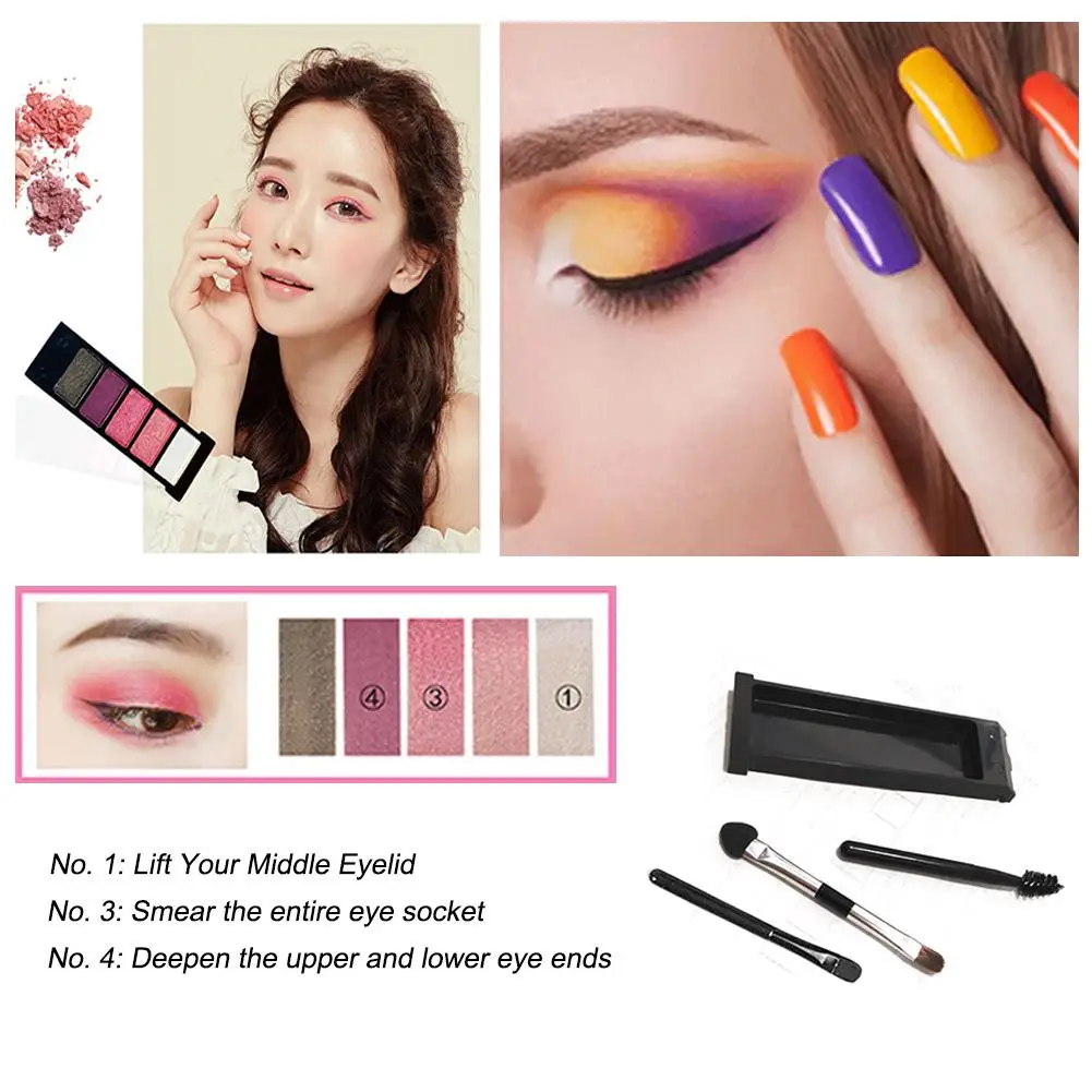 

All In One Cosmetic Set Lipstick Eyeliner Make Up Kit With Eyeshadow Palette Lip Stick Mascara Eyebrow Eyeliner