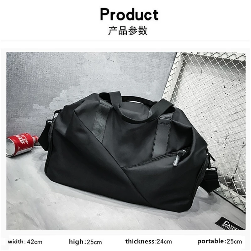 Yoga Sports Gym Bag Men's Women's Short-distance Portable Travel Luggage Multifunctional Dry Wet Separation Waterproof Handbags