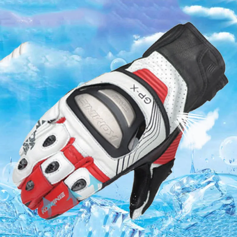 KOMINE перчатки для гоночного мотоцикла с сенсорным экраном высокое качество