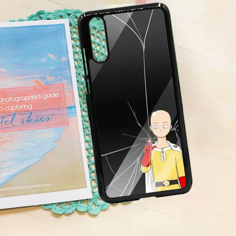 

One Punch Man Anime Anti-fall luxury Phone Case funda PC for iPhone 11 12 pro XS MAX 8 7 6 6S Plus X 5S SE 2020 XR