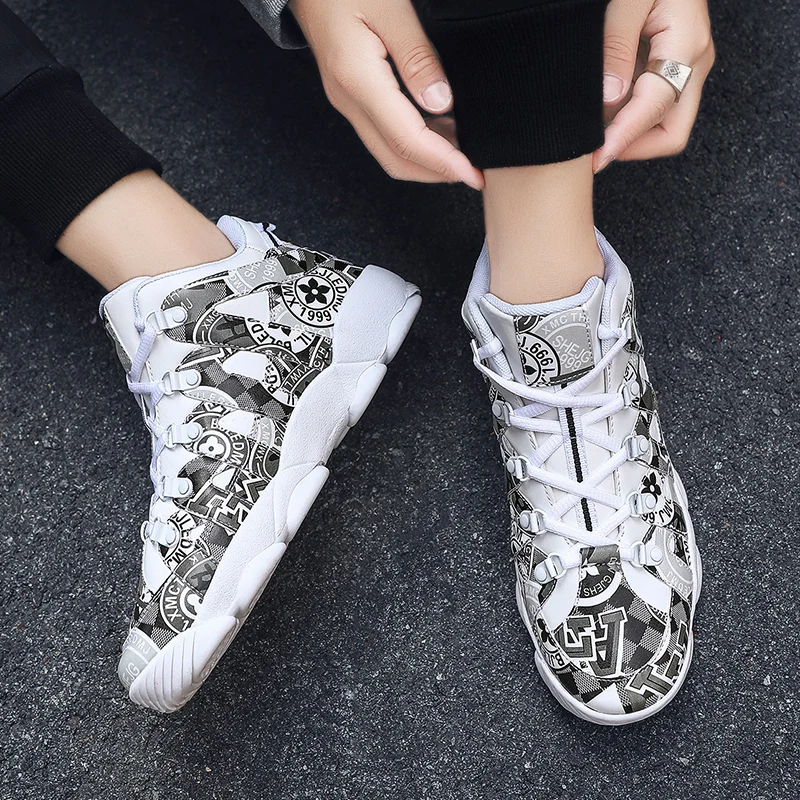 

Autumn Winter Mens Sneakers Casual Sapatos Masculinos Men High Top Sneakers Outdoor Sport Shoes Men Running Shoes Trainer Shoes