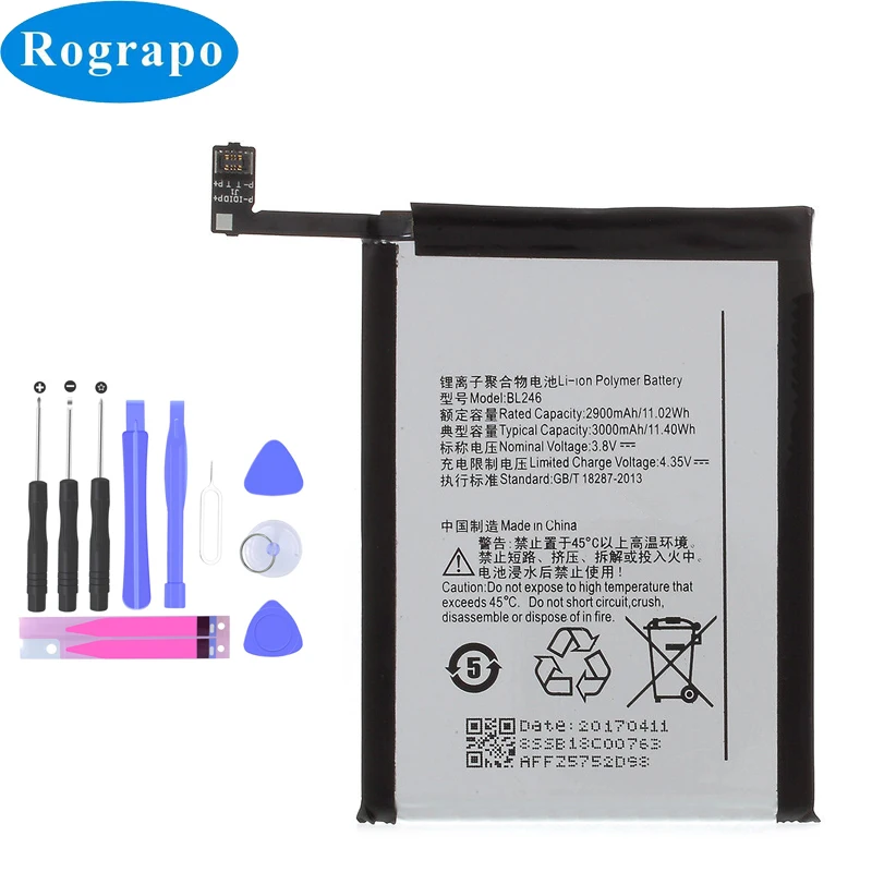 Сменный аккумулятор BL246 на 3000 мАч для Lenovo Vibe Shot Max Z90 3 z90a40 BL 246|battery for lenovo|battery forbattery