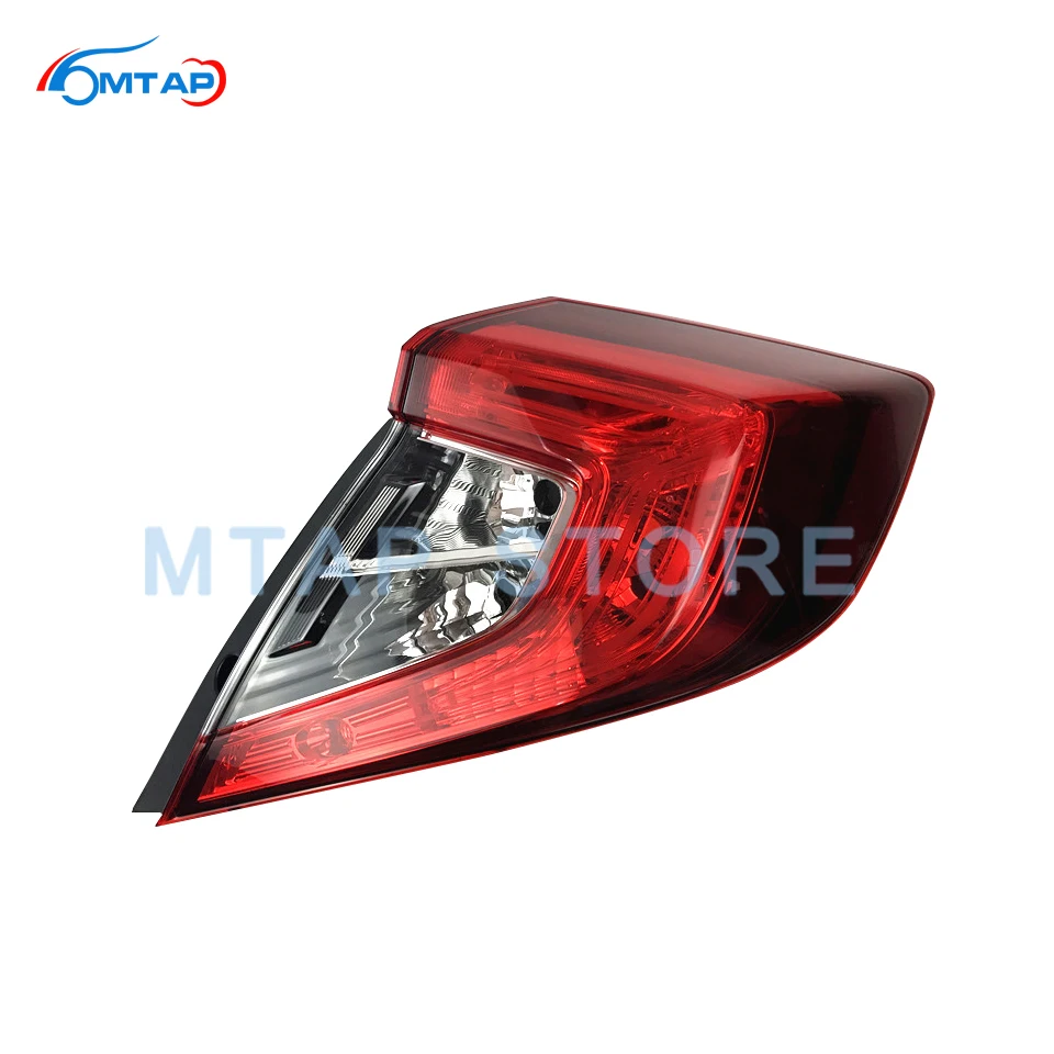 MTAP Pair Exterior Tail Light Brake For Honda CIVIC 2016 2017 2018 2019 2020 Outer Lamp Taillight Stop | Автомобили и мотоциклы