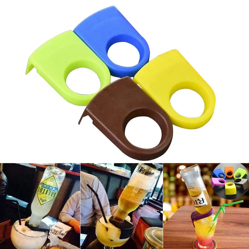 2 шт./компл. держатель для бутылок с мини напитками на стеклянной чашке пивных