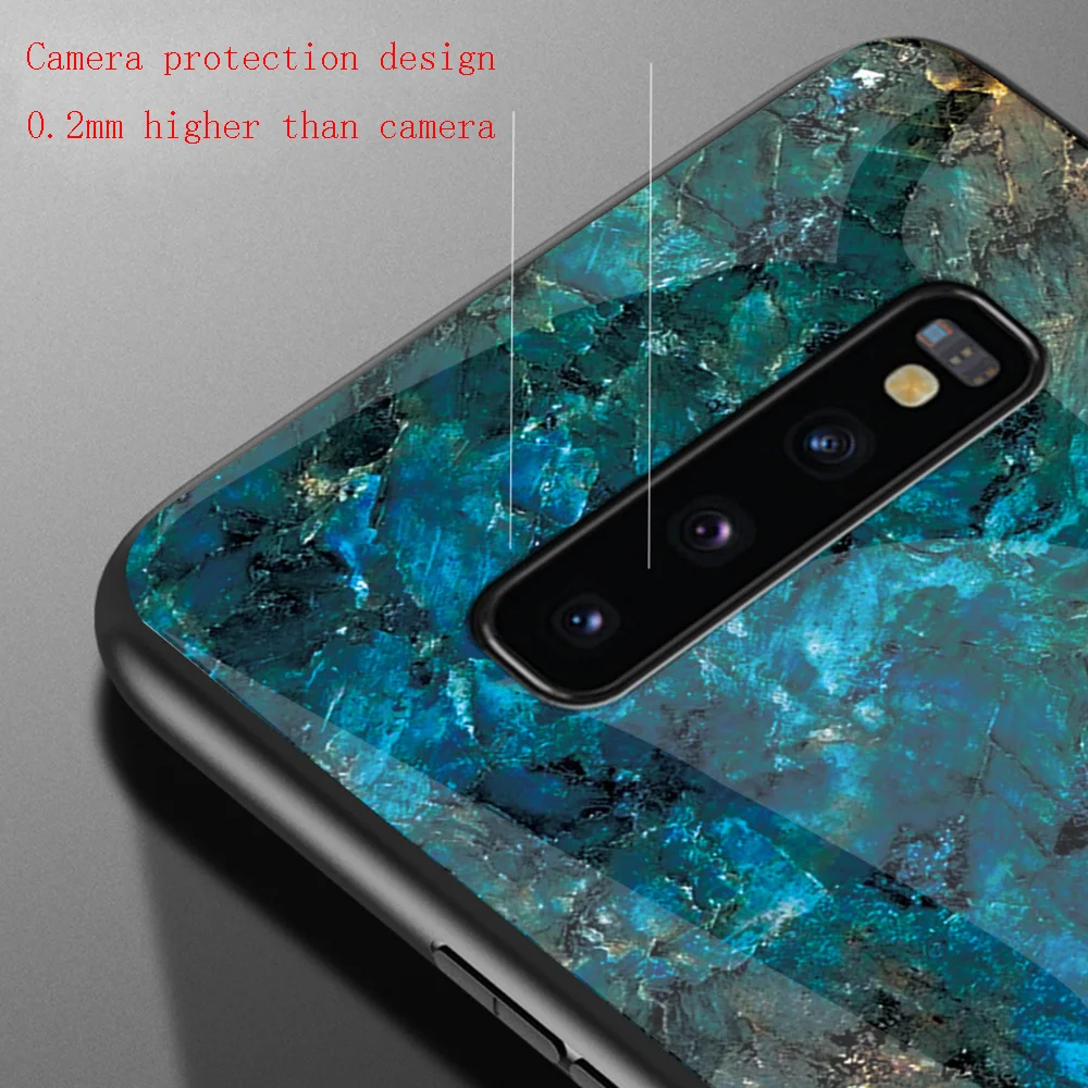 Чехлы для телефонов применяются к samsung galaxy s8 s9 s10 plus s10e note10 pro tpu закаленное стекло