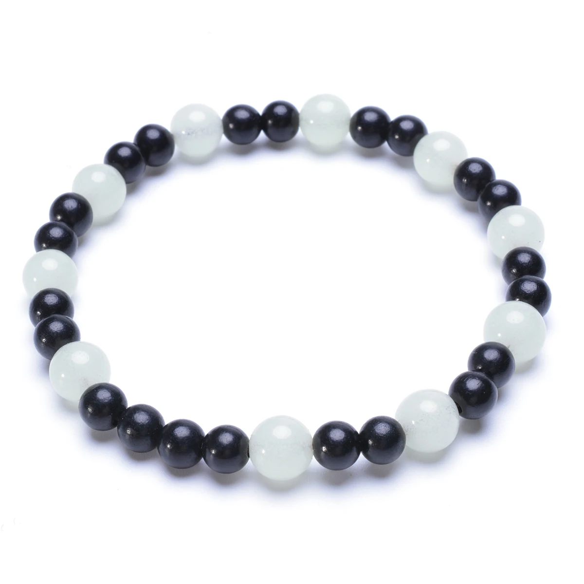 Мужские и женские светящиеся вечерние браслеты из натурального дерева для