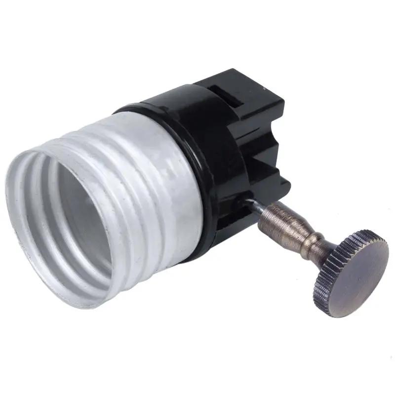 E27 ES Винтаж Ретро винтовой цоколь держатель лампы светильник с переключателем