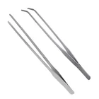 Аквариумный живой резервуар прямой Изогнутый пинцет для растений из нержавеющей стали длинные Щипцы для растений резервуар для креветок Изогнутый пинцет Прямая поставка