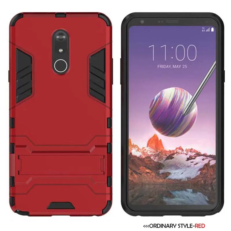 XSDTS чехол для LG V30 V30S V10 V20 мини G6 G7 тонкий Q Q6 Q8 K10 K11 Stylo 5 4 3 ударостойкий чехол для телефона Coque - Цвет: Red