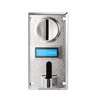 multi coin acceptor electronic roll down coin selector mechanism cpu process control vending machine arcade game ticket