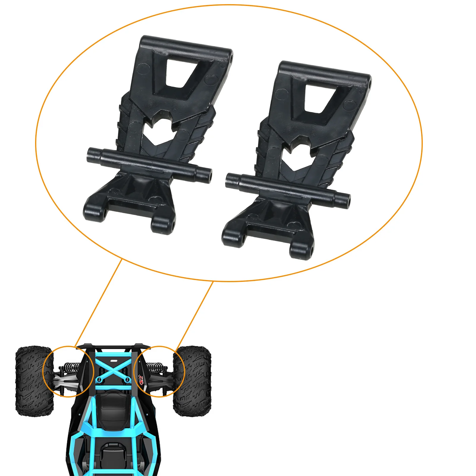 Демпфирующая пластина/Центральный патрубок подвески/Карданный вал/Штанга сервопривода/Амортизатор для модели автомобиля GS166 масштаба 1/14, аксессуары.