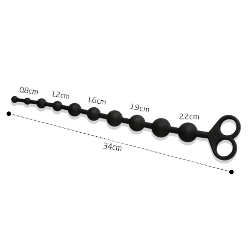 Силиконовые анальные шарики для точки G анальная пробка большого размера секс