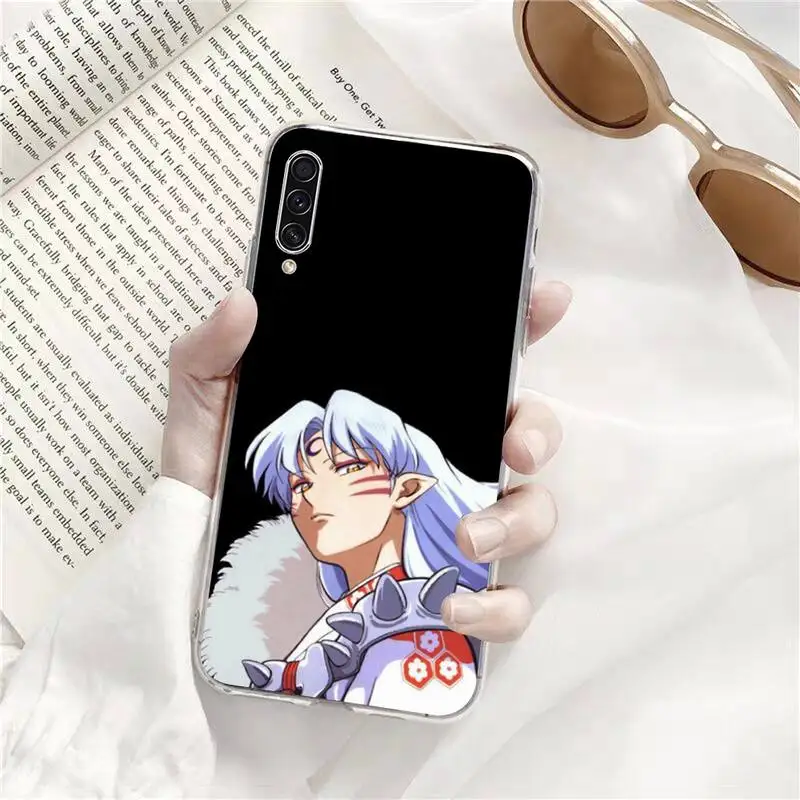 

Anime Inuyasha Sesshoumaru Higurash Phone Transparent Samsung A71 S9 10 20 HUAWEI p30 40 honor 10i 8x xiaomi note 8 Pro 10t 11