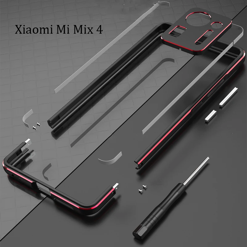 Bumper Case For Xiaomi Mi Mix 4 Luxury Aluminum Metal Phone Frame for Xiaomi Mix4 Metal Protector