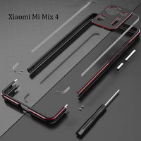 bumper case for xiaomi mi mix 4 luxury aluminum metal phone frame for xiaomi mix4 metal protector