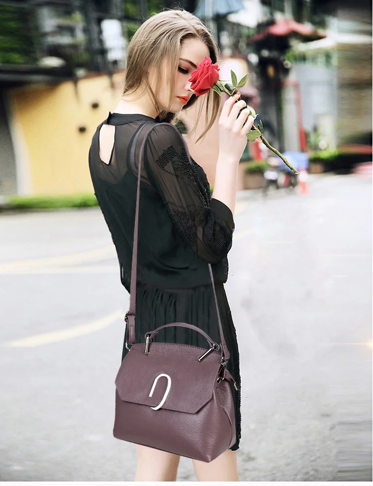 

Shoulder bag women's leather handbag woman messenger messenger messenger bag fashion shell bag women high quality red