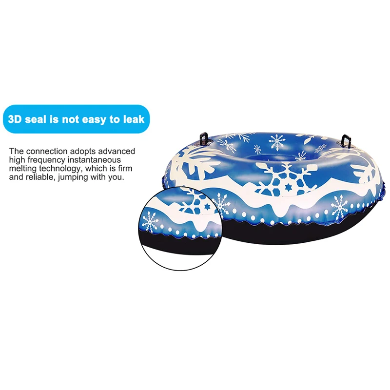 

Ski Circle Skiing Board PVC Winter Inflatable Ski Circle With Handle Durable Children Adult Outdoor Snow Tube Skiing Accessories