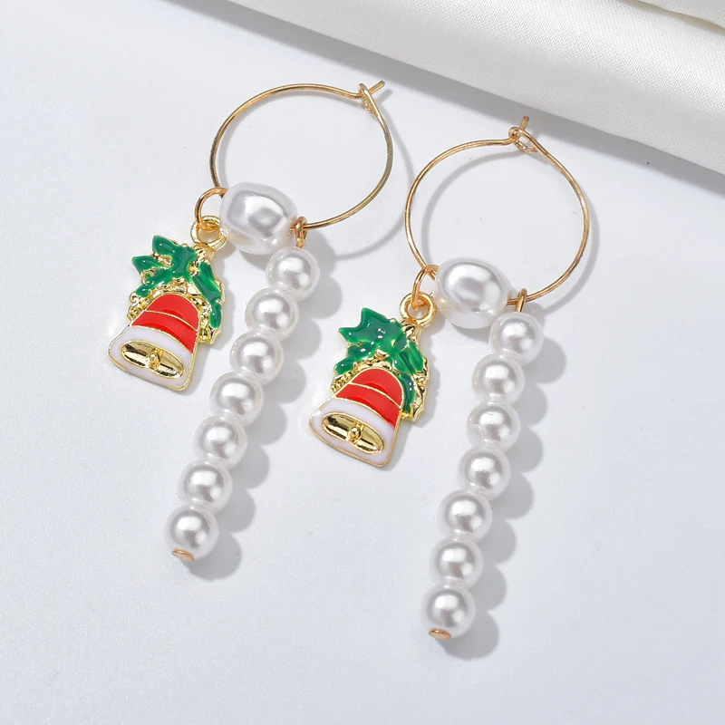 Новейшие рождественские серьги кулон Рождественская елка декоративный