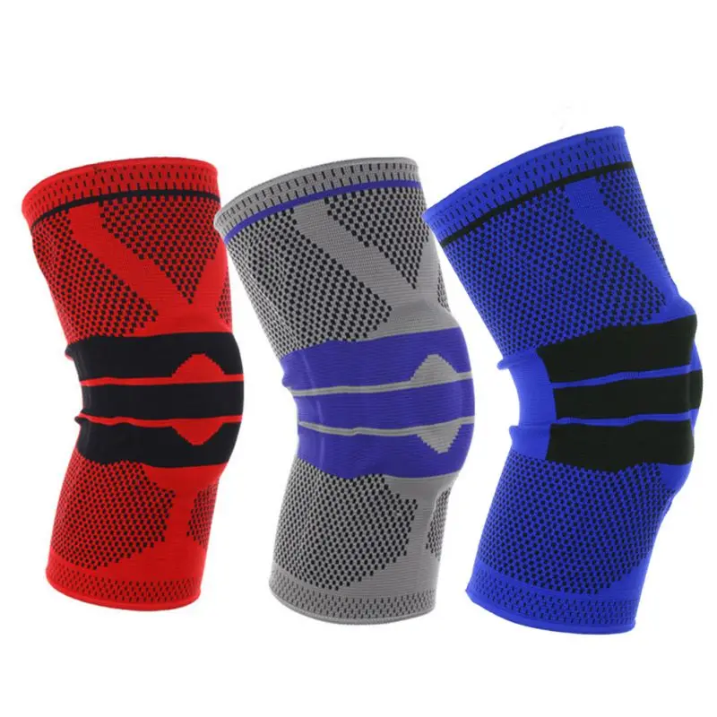Спортивная поддержка силиконовый наколенник мениска голень защита спортивной