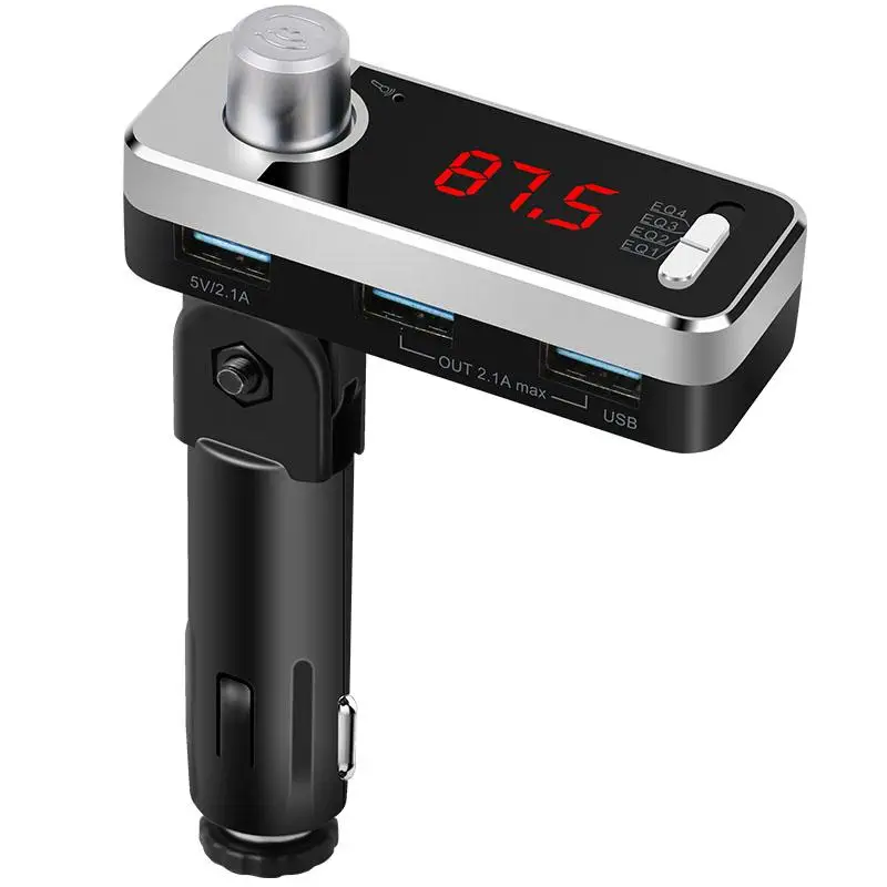 

1pc Car Kit Bluetooth Handsfree FM Transmitter Cigarette Lighter Type Radio MP3 Player USB Charger Car Automobile Accessories