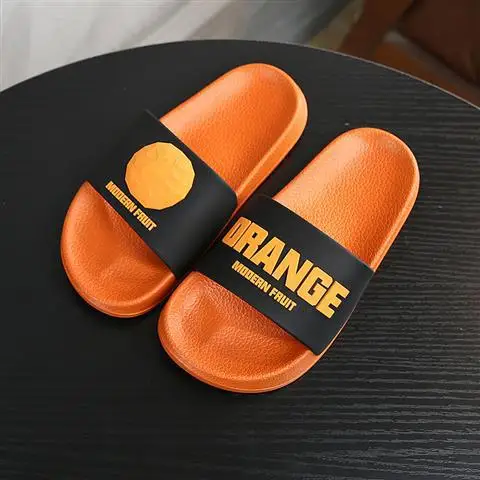 

Slippers for home men's summer indoor cartoon bathroom non-slipsandalsandslippersforbeachwear fashionable couples word care girl